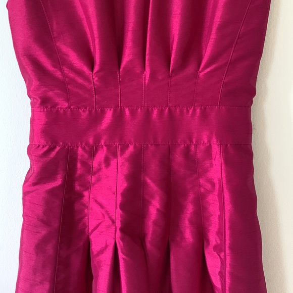 Kasper Metallic Pink Dress with tie waist - Picture 7 of 8